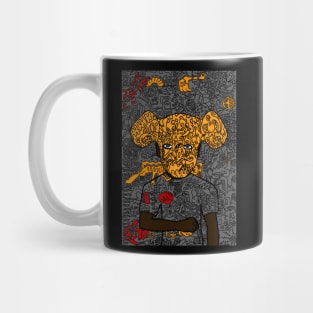 Unveil the Doodle Glyph - A MaleMask NFT with DoodleEye Color and DarkItem Mug